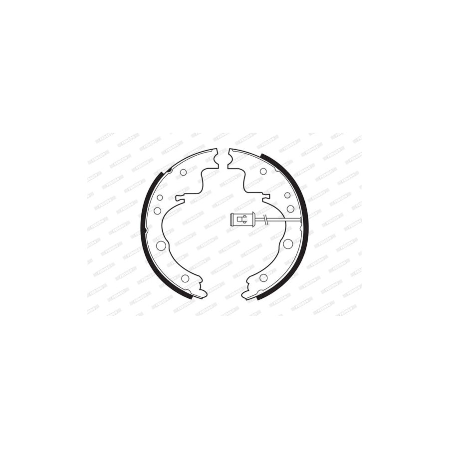 FERODO PREMIER FSB407 Brake Shoe Set for IVECO Daily
