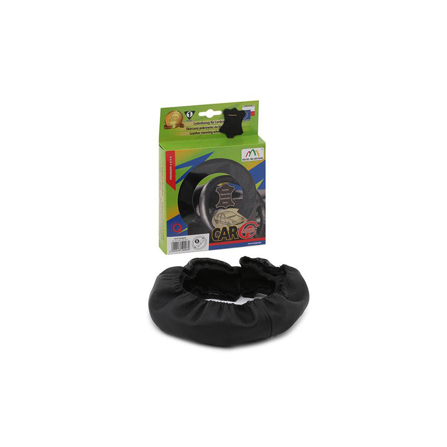 KEGEL 5-3401-989-4010 Steering wheel cover Black, ?: 36-38cm, Leather, lace up