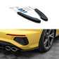 Maxton Design AU-S3-8Y-S-RSD1T Rear Side Splitters Audi S3 8Y Sedan | Duco Car Parts UK Car Parts