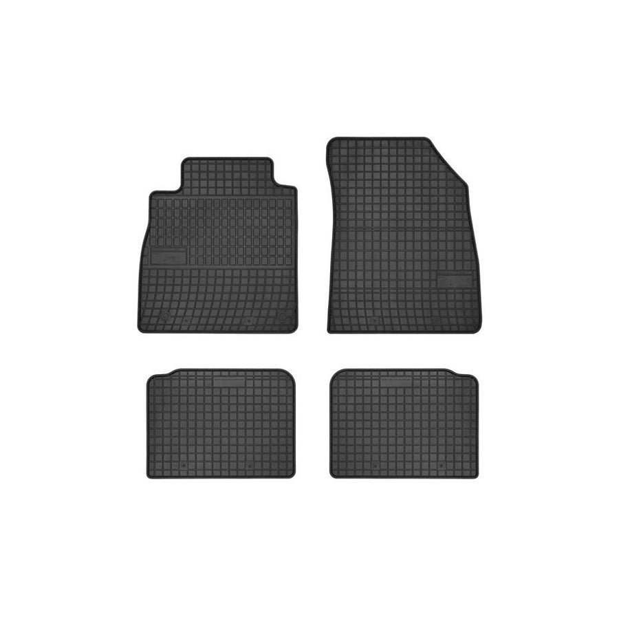 FROGUM Tailored 547945 Floor mat set for NISSAN Micra V Hatchback (K14) Elastomer, Front and Rear, Quantity: 4, Black, (LHD)