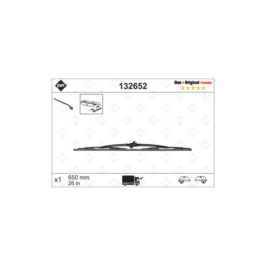 Swf Das Original Trucks, Original Wiper Blade | Duco Car Parts UK Car Parts