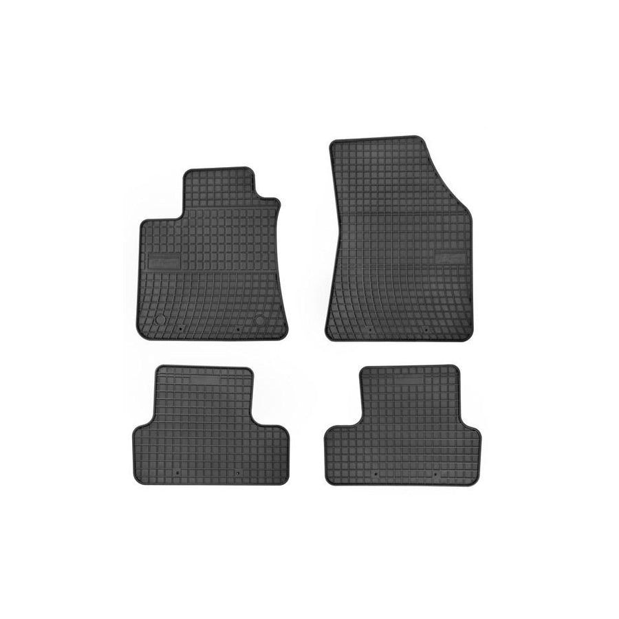 FROGUM Tailored 547181 Floor mat set for RENAULT Megane IV Hatchback (B9A/M/N) Elastomer, Front and Rear, Quantity: 4, Black, (LHD)