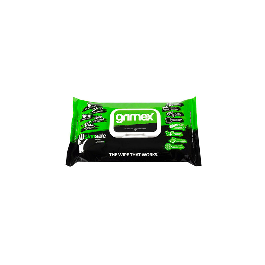 Grimex Wipes Flat Pack Flip Lid Pack 100