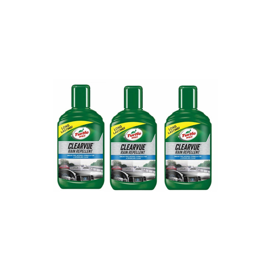 Turtle Wax Clearvue Rain Repellent 3 X 300 Ml