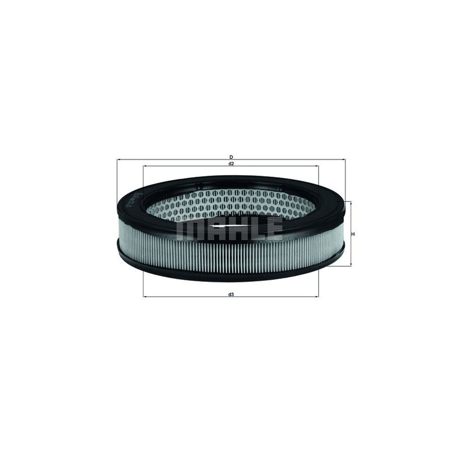 MAHLE ORIGINAL LX 67 Air Filter Filter Insert