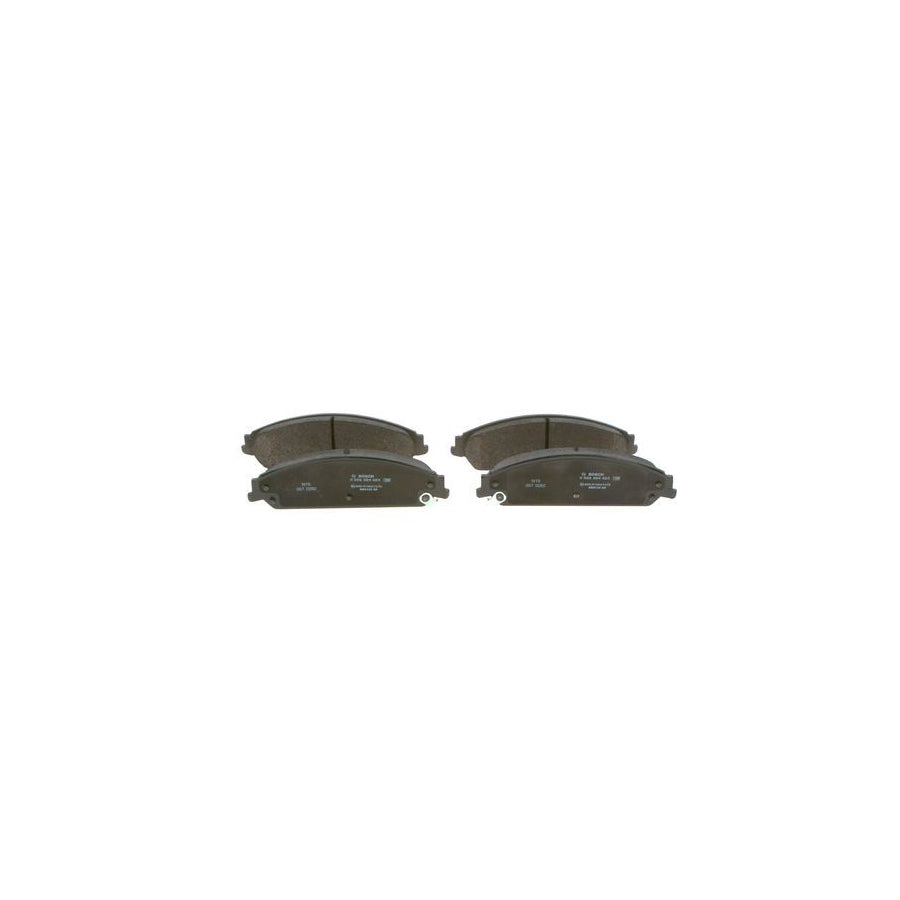 Bosch 0986494483 Brake Pad Set With Acoustic Wear Warning With Anti Squeak Plate BP1404