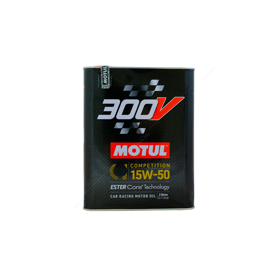 Motul 300V Competition 15w-50 Ester Technology Racing Car Engine Oil 2l