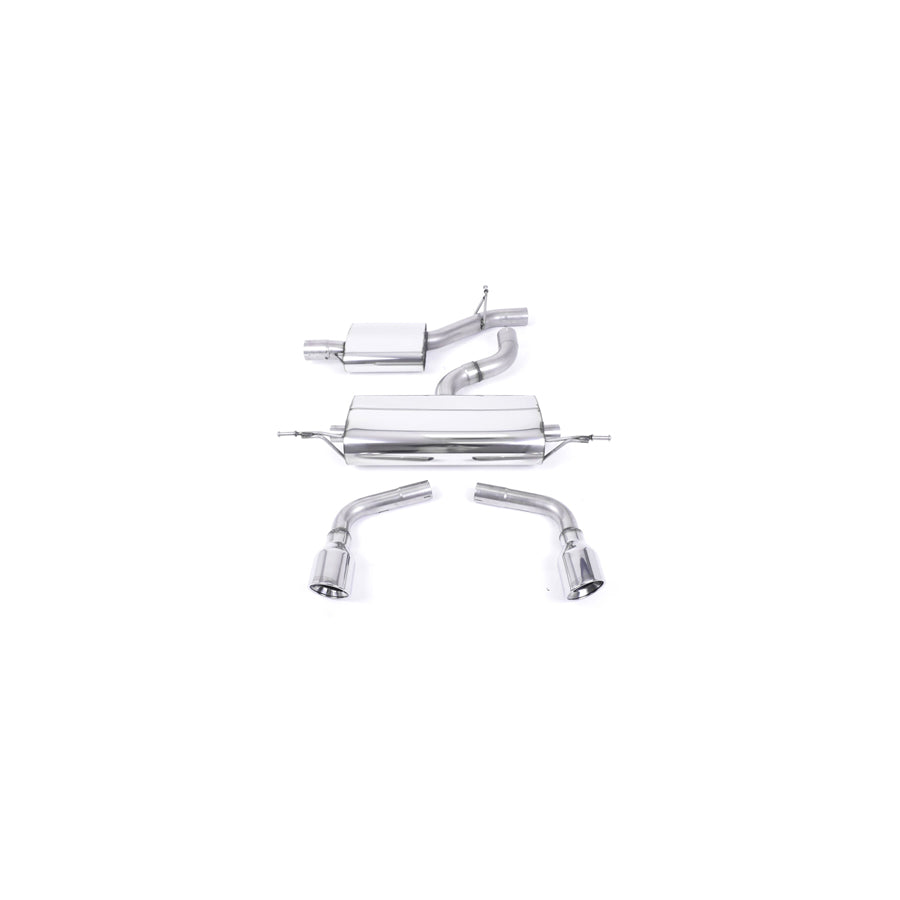 MillTek Audi TT MK2 Resonated Cat Back Exhaust