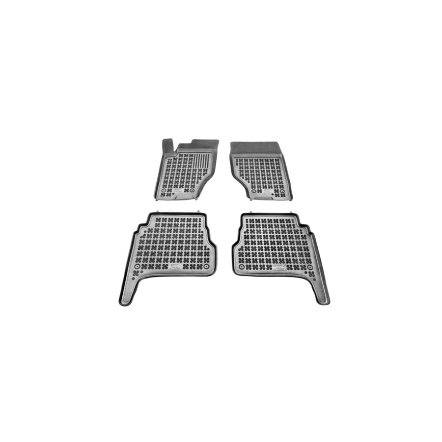 REZAW PLAST Tailored 201010 Floor mat set for KIA Sorento I (JC) Elastomer, Front and Rear, Quantity: 4, Black