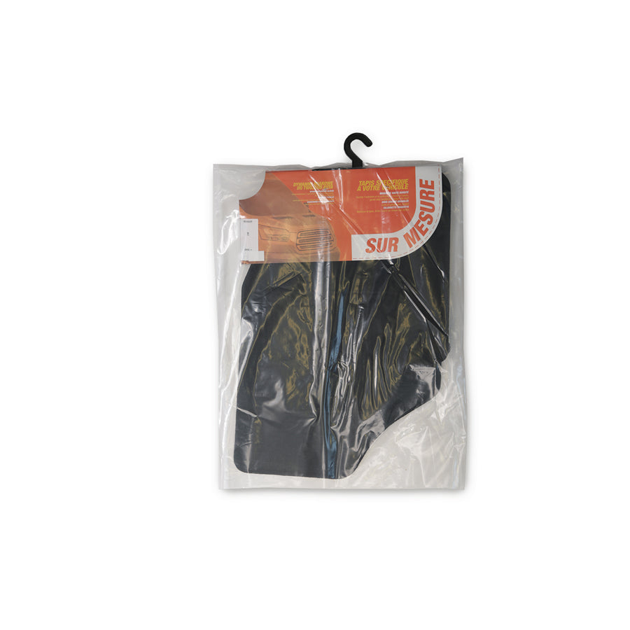 CUSTOPOL Tailored PGT135C Floor mat set Textile, Front and Rear, Quantity: 4, Black