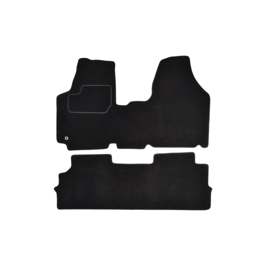 MAMMOOTH A041 CIT275 PRM 01 Floor mat set for CITRO??? Dispatch II MPV (VF7) Textile, Front and Rear, Quantity: 2, Black