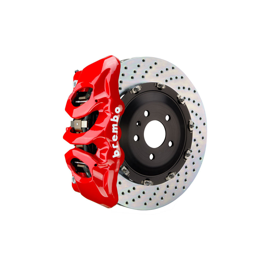 Brembo 1T1.9011A Audi Front GT 6-Pistons Drilled 2-piece Big Brake Kit 380x34mm (Inc. A4, A5, S4, S5)