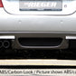 Rieger 00053602 BMW 5 Series E60 E61 Rear Diffuser