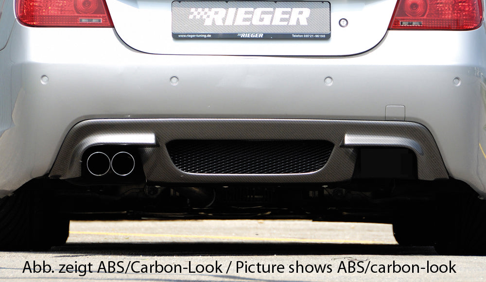 Rieger 00053602 BMW 5 Series E60 E61 Rear Diffuser