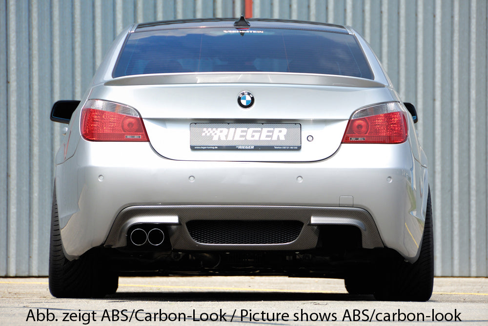 Rieger 00053602 BMW 5 Series E60 E61 Rear Diffuser for Tailpipe Left