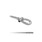034MOTORSPORT STAINLESS STEEL TOW HOOK - 145MM FOR AUDI 8S/B8/B8.5