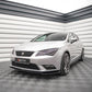 Maxton Design Seat Leon MK3 (2012-2016) Front Splitter V.2