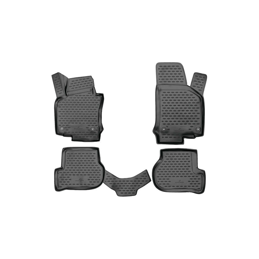 WALSER XTR 75062 Floor mat set Front and Rear