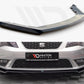Maxton Design SE-LE-3-FD2T Front Splitter V.2 Seat Leon MK3 (2012-2016) | Duco Car Parts UK Car Parts