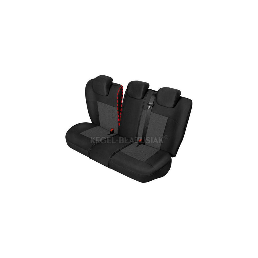KEGEL 5-1277-233-4014 Car seat cover Black, Polyester, Rear