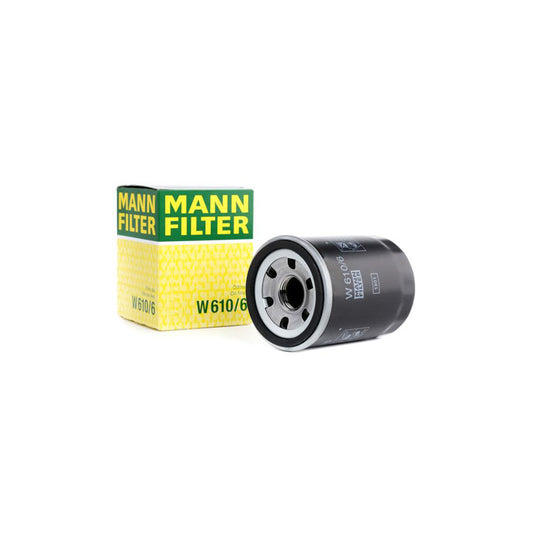 MANN-FILTER W 610/6 Oil Filter Spin-on Filter, with one anti-return valve