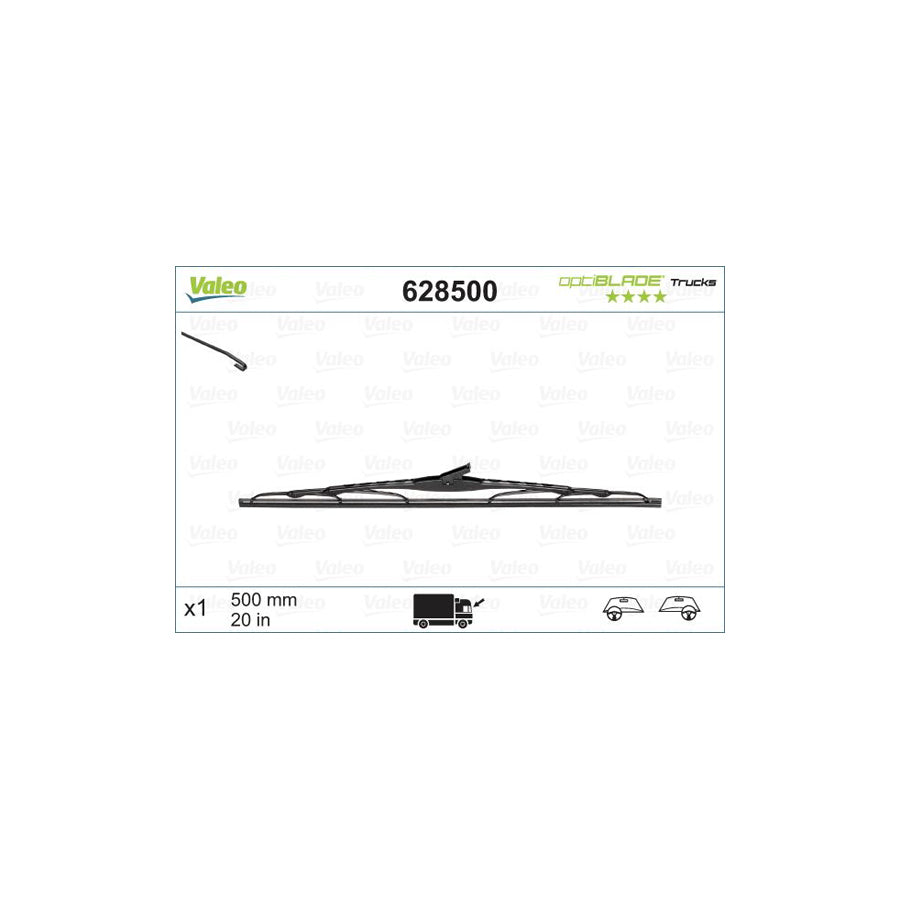 Valeo Optiblade Trucks 628500 Wiper Blade | Duco Car Parts UK Car Parts