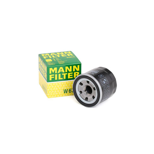 MANN-FILTER W 67/2 Oil Filter Spin-on Filter, with one anti-return valve