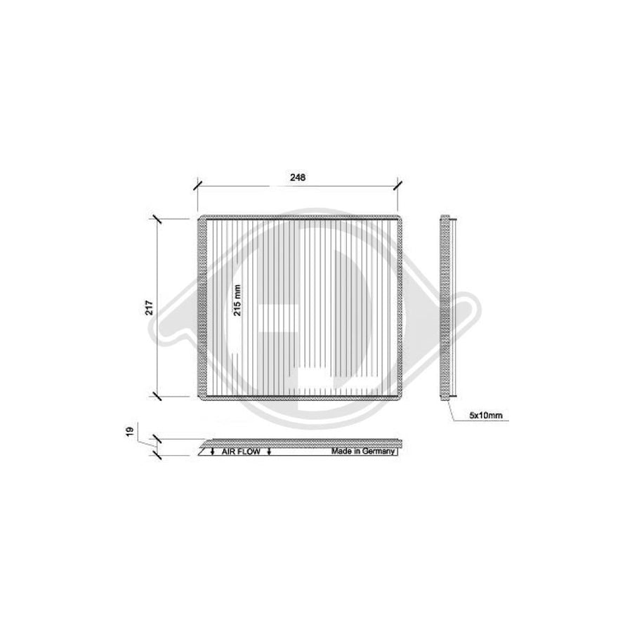 Diederichs Dci0031 Pollen Filter For Renault Megane Scenic (Ja) | Duco Car Parts UK Car Parts