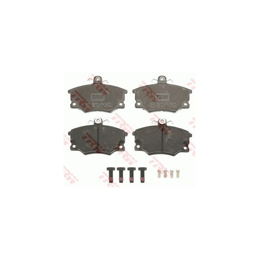 TRW Cotec Gdb458 Brake Pad Set With Acoustic Wear Warning With Brake Caliper Screws With Accessories