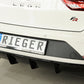 Rieger 00088176 SEAT 5F Leon FR Rear Diffuser for Twin Tailpipe Left - Glossy Black