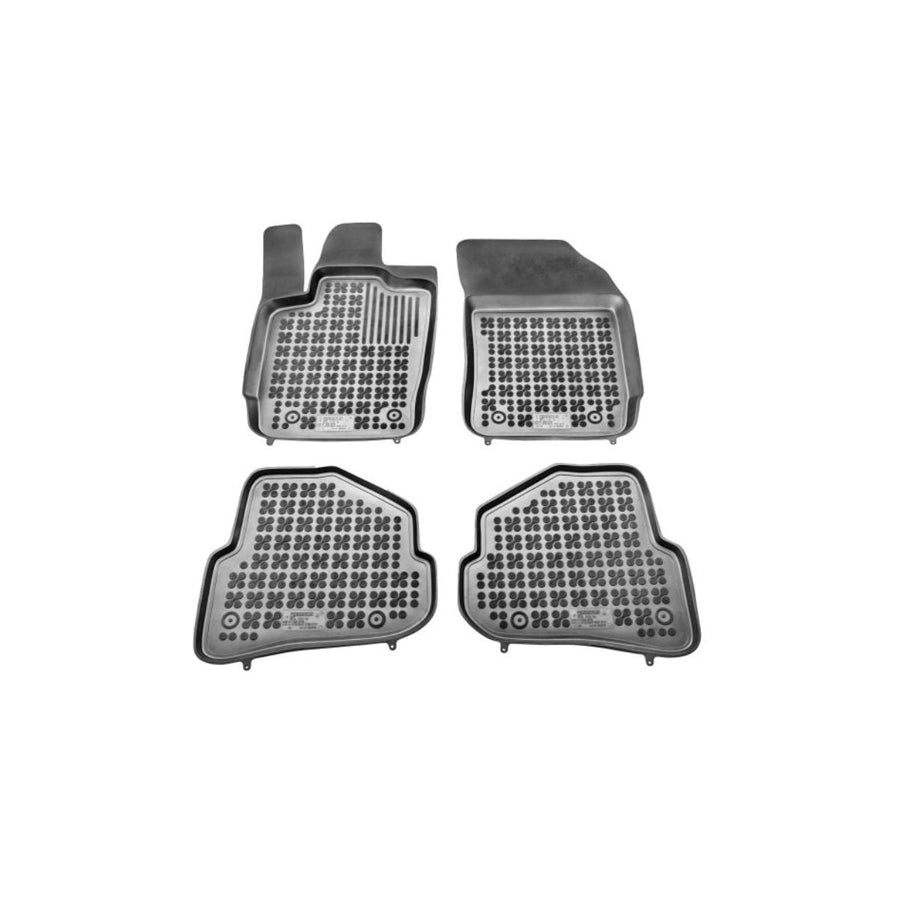 REZAW PLAST 200313 Floor mat set for AUDI A1 Elastomer, Front and Rear, Black