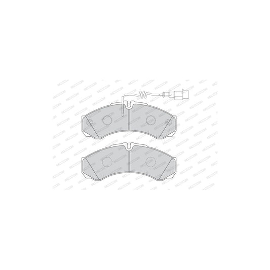 Ferodo Premier Fvr4156 Brake Pad Set Incl Wear Warning Contact With Brake Caliper Screws With Piston Clip With Accessories