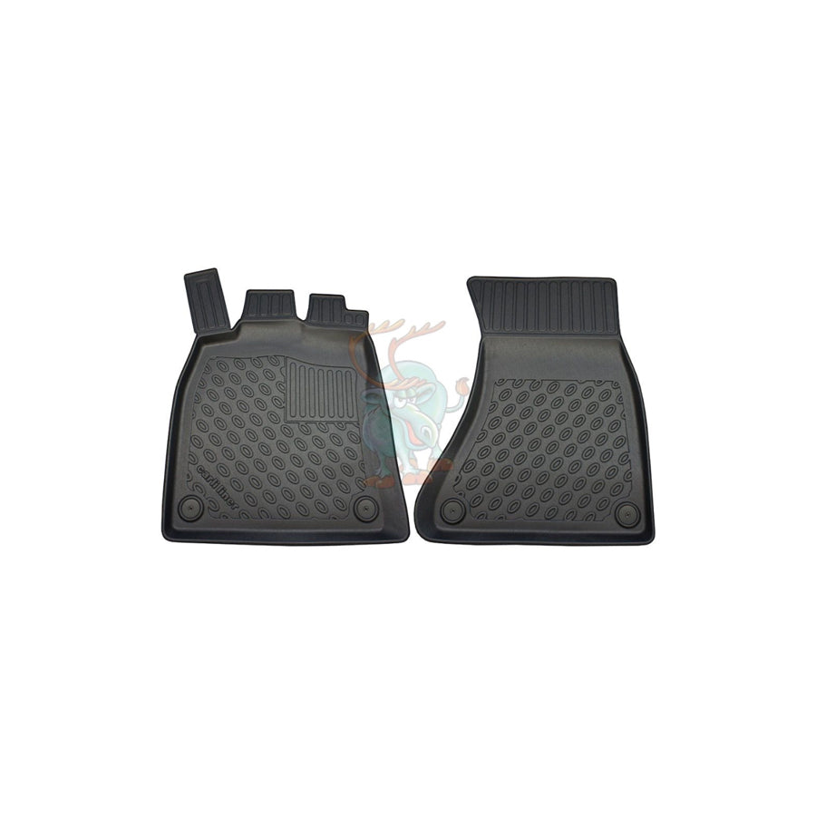 RENSI 253200 Floor mat set Elastomer, Front, Quantity: 2, Anthracite, Black