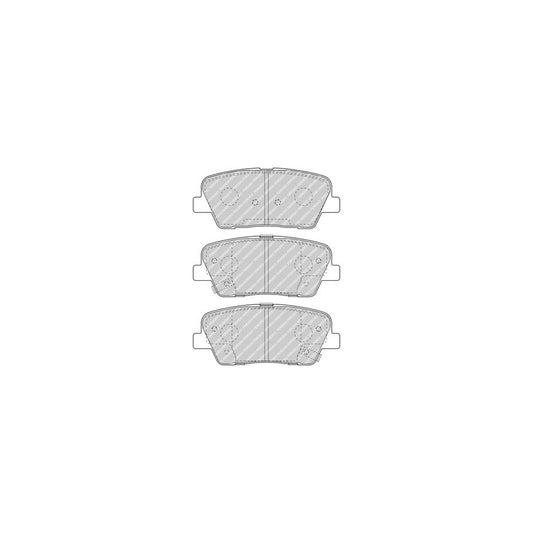 Ferodo Fdb4391 Brake Pad Set With Acoustic Wear Warning Without Accessories