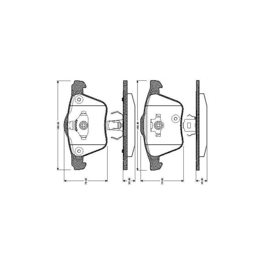 Bosch 0986Tb2862 Brake Pad Set For Volvo Xc90 I C 275 Excl Wear Warning Contact With Accessories