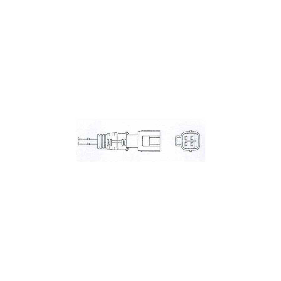 NTK Lambda Sensor / O2 Sensor (NGK 1355) - OZA648-TY12