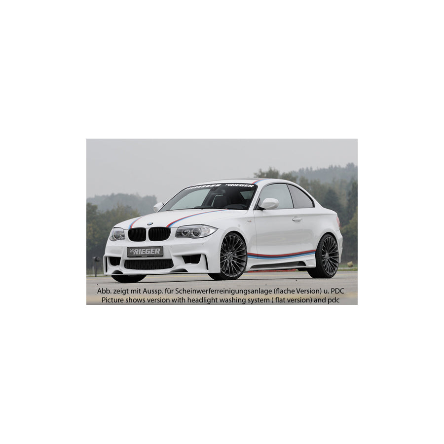 Rieger 00035043 BMW E81 E82 E87 E88 Front Bumper