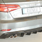 Rieger 00088180 Audi 8V A3 Rear Diffuser for Twin Tailpipe Left - Glossy Black