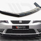 Maxton Design SE-LE-3-FD1T Front Splitter V.1 Seat Leon MK3 (2012-2016) | Duco Car Parts UK Car Parts