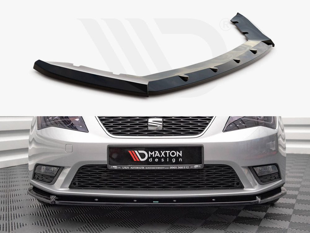 Maxton Design SE-LE-3-FD1T Front Splitter V.1 Seat Leon MK3 (2012-2016) | Duco Car Parts UK Car Parts