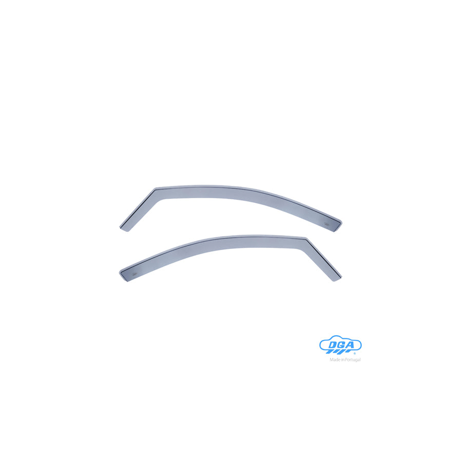 DGA 08028 Wind deflectors for FORD FIESTA Arrow direction, Front, inner