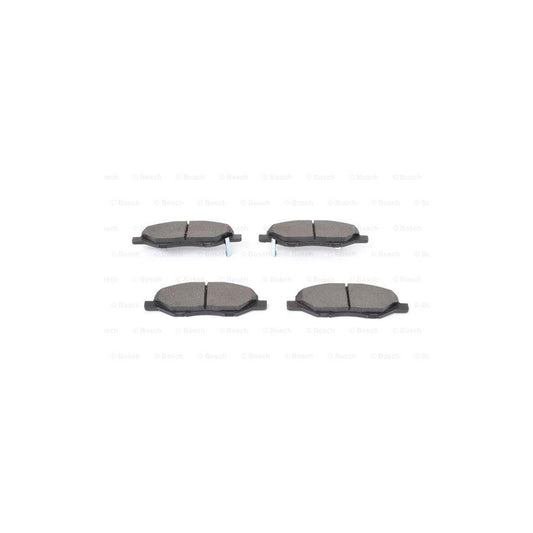 Bosch 0986494867 Brake Pad Set For Nissan Tiida With Acoustic Wear Warning With Anti Squeak Plate BP2041