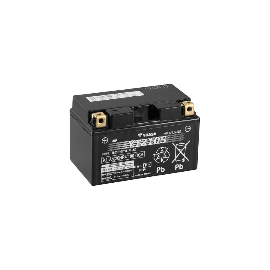Yuasa YTZ10S 12V High Performance Maintenance Free Motorbike & Motorcycle Battery