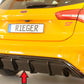 Rieger 00088179 Ford DEH Focus 4 ST Rear Diffuser for Original Tailpipe Left & RIght - Glossy Black