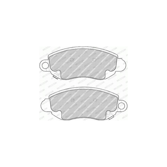 Ferodo Premier Eco Friction Fvr1381 Brake Pad Set For Ford Transit With Acoustic Wear Warning With Accessories