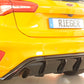 Rieger 00088179 Ford DEH Focus 4 ST Rear Diffuser for Original Tailpipe Left & RIght - Glossy Black