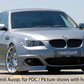 Rieger 00053612 BMW 5 Series E60 E61 Front Bumper