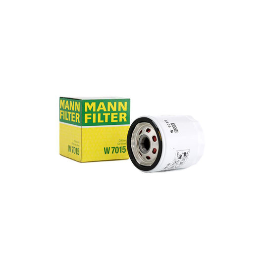 MANN-FILTER W 7015 Oil Filter Spin-on Filter, with one anti-return valve
