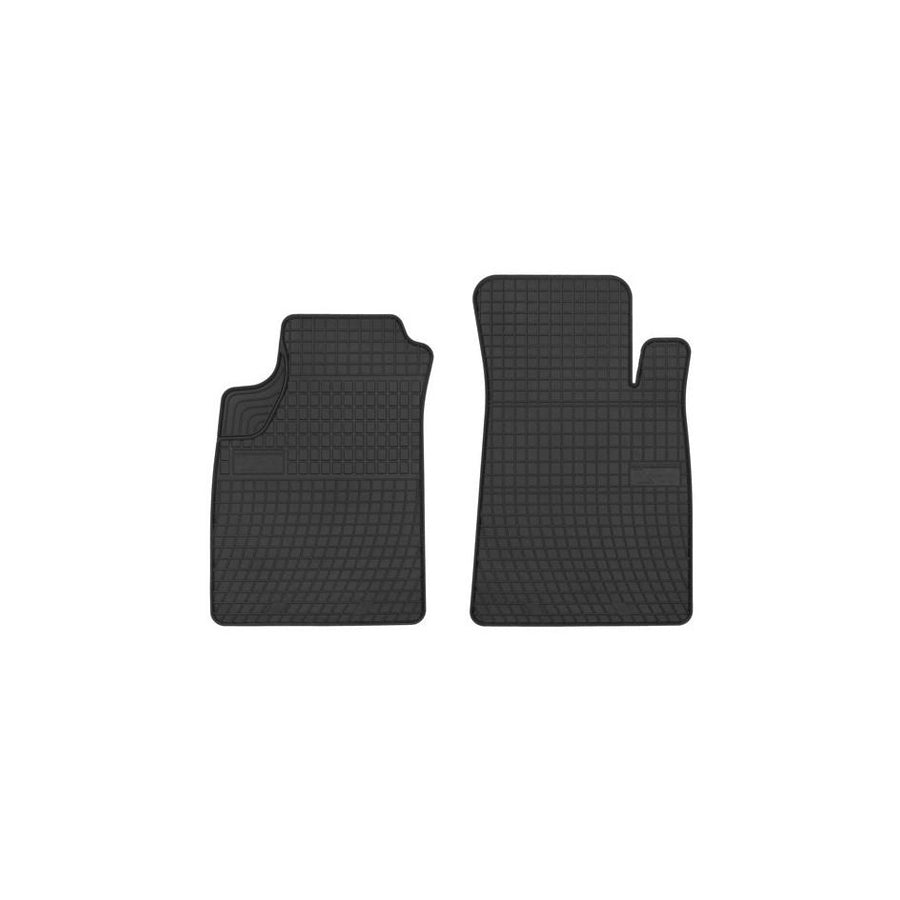 FROGUM Tailored 0649P Floor mat set for RENAULT KANGOO Elastomer, Front, Quantity: 2, Black, (LHD)