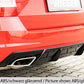 Rieger 00079016 Skoda 5E Octavia RS Rear Diffuser -  Matte Black
